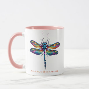 Caneca Aquarius Spirit Animal Dragonfly Alebrije