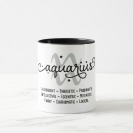 Caneca Aquarius Zodiac Traits