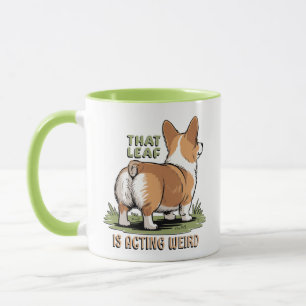 Caneca Aquelha Folha Está se Comportando de Forma Estranh