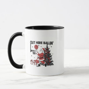 Caneca Aqui fora jogando Basquete Esporte Natal