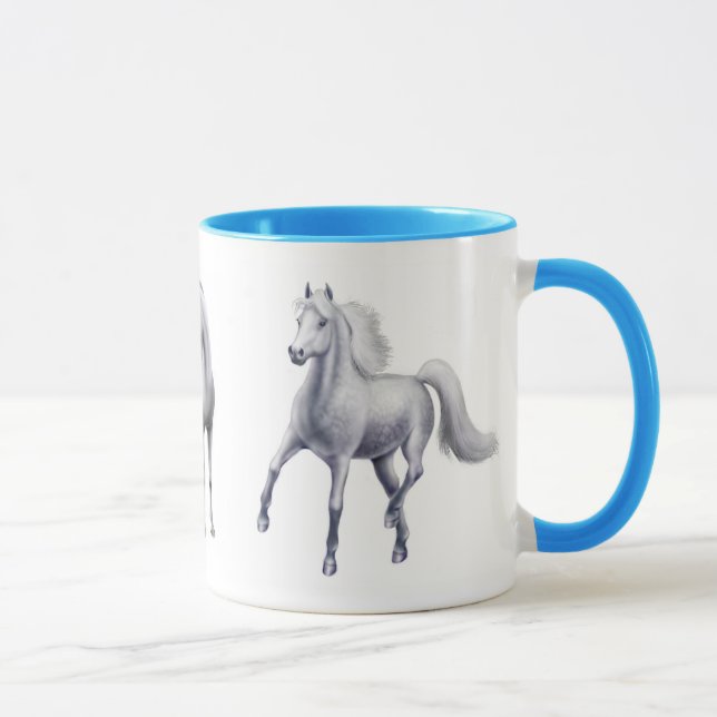 Caneca árabe dos cavalos (Direita)