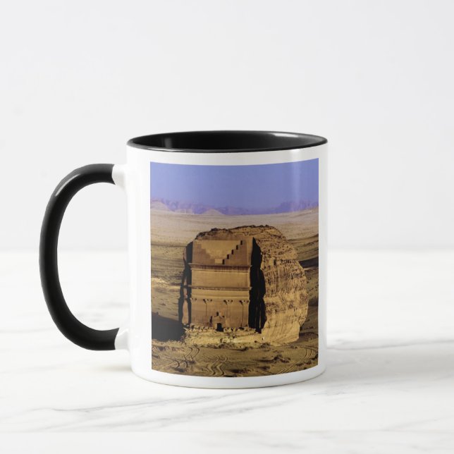 Caneca Arábia Saudita, local de Madain Saleh, antigo (Esquerda)