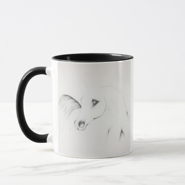 Caneca "Arabian Horse" by Adelia Audi Mug (Esquerda)
