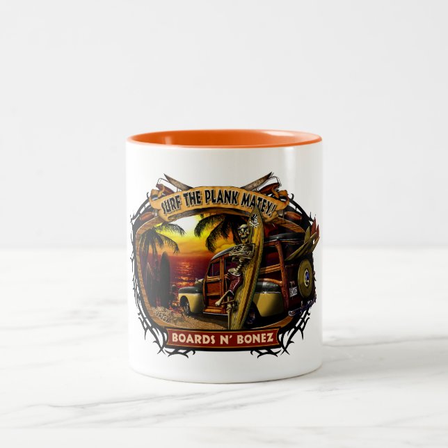 Caneca arborizado do por do sol de Davey Bonez (Centro)