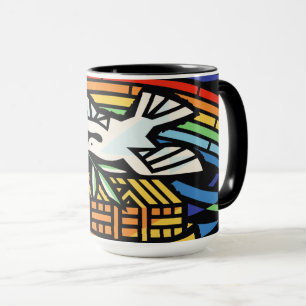 Caneca Arca de Noé, Arco-Íris, Dove