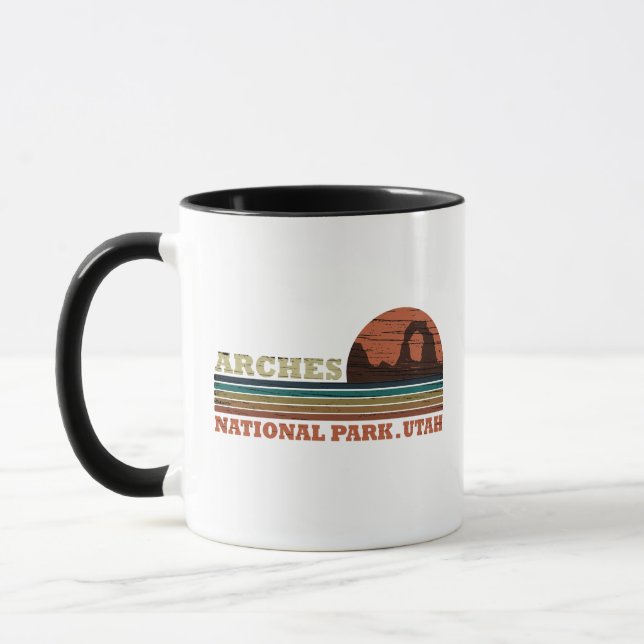 Caneca Arches National park Utah Delicate Arch vintage (Esquerda)