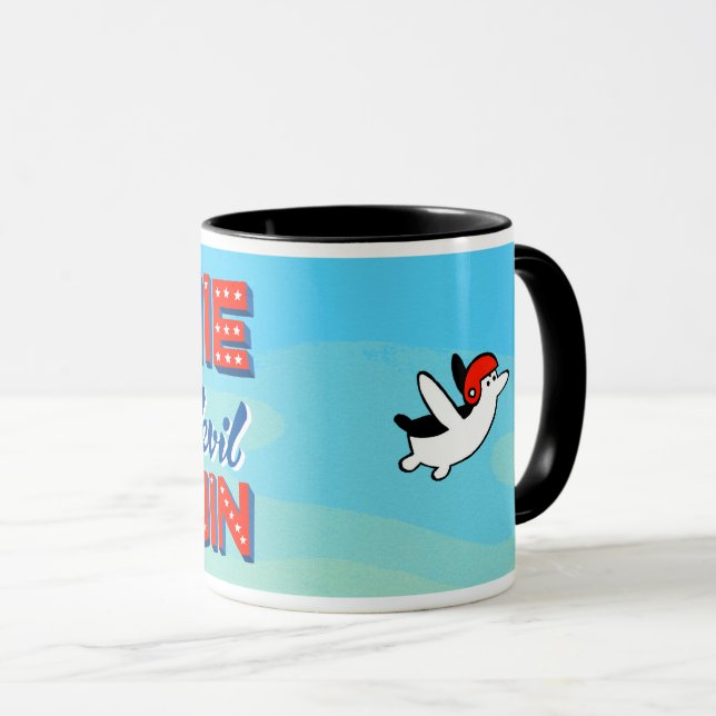 Caneca Archie, o Daredevil Penguin Mug (Frente Esquerda)