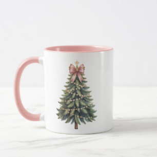 Caneca Arco de árvore de Natal Coquette Xmas