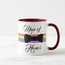 Caneca Arco de Honra Burgundy Tie Coffee Mug