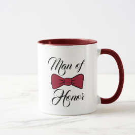 Caneca Arco de Honra Burgundy Tie Coffee Mug