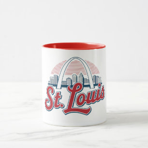 Caneca Arco Gateway de St. Louis, Lembrança Clássica da C