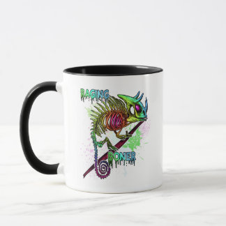 Caneca Arco-Íris Chameleon Skeleton