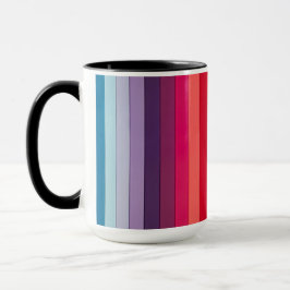 Caneca Arco-Íris com várias cores