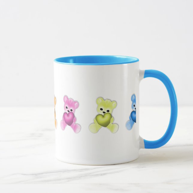 Caneca Arco-íris do ursinho do KRW (Direita)