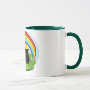 Caneca Arco-Íris E Pote De Dourado