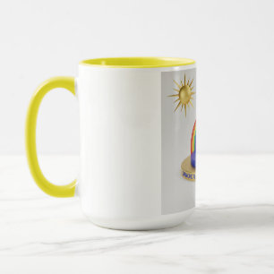 Caneca Arco-íris Salpicado de Sol