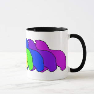 Caneca Arco-íris Sheltie