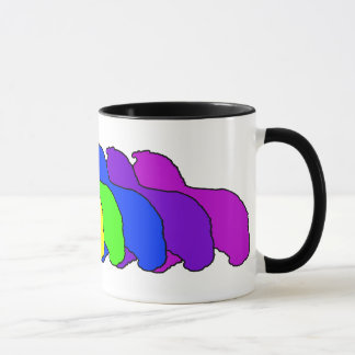 Caneca Arco-íris Sheltie