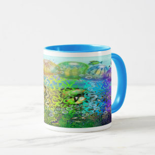 Caneca Arco-íris Tentáculos