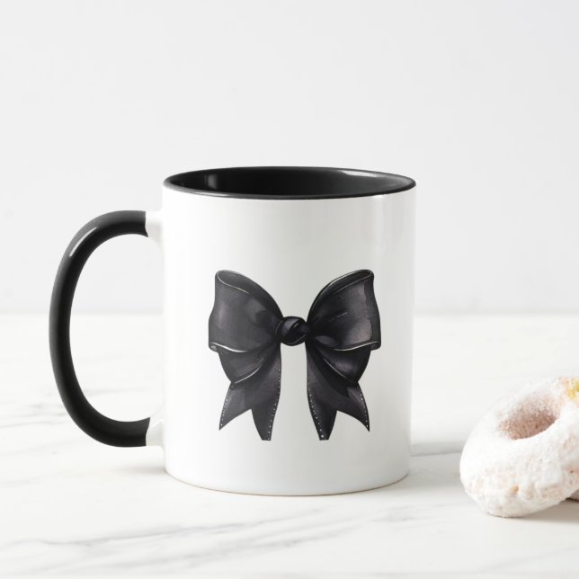 Caneca Arco Negro - Canhão de Halloween (Com Donut)