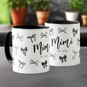 Caneca Arco Preto Ano de Fundação Avó Mimi