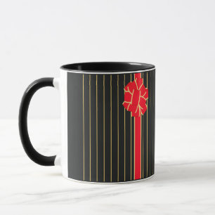 Caneca Arco Preto e Vermelho