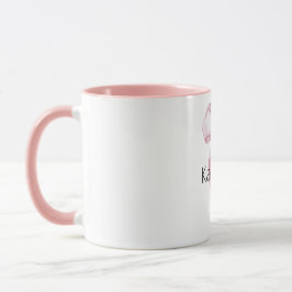 Caneca Arco Rosa Branco