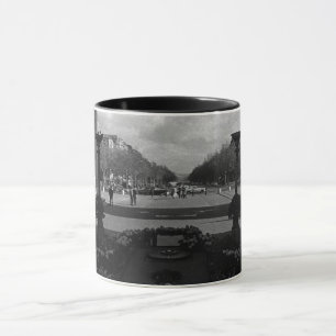 Caneca Arco triunfal de Paris antigo Soldado desconhecido