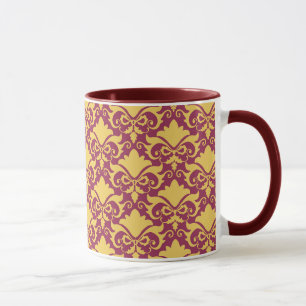 Caneca Arcos de Damasco de Vinho ouro