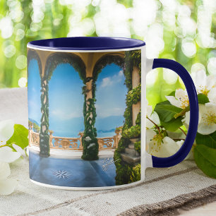 Caneca Arcos Elegantes de Itália Veranda Lake Como