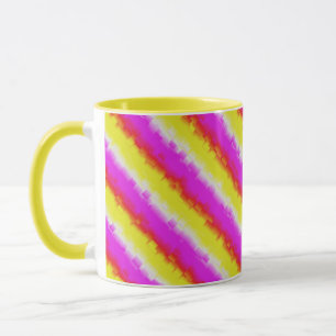 Caneca Ardeco-Arco-Íris, Cor-de-rosa Amarelo