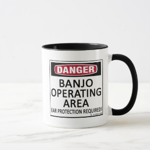 Caneca Área de funcionamento do banjo