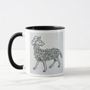 Caneca Aries (a ram) uma ilustração 'do Poeticon