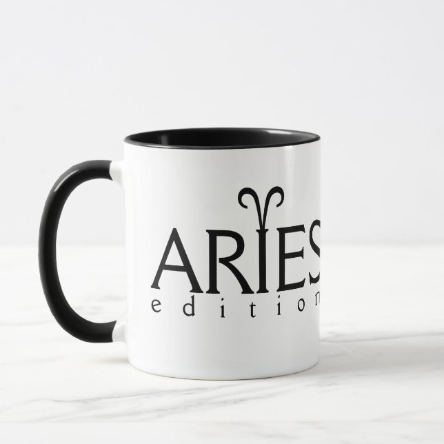 Caneca Aries Edition com símbolo Mug (Esquerda)