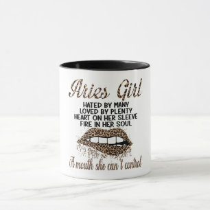 Caneca Aries Girl/Birthday