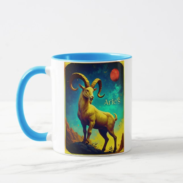 Caneca Aries the Ram Zodiac Sign (Esquerda)
