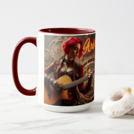 Caneca Aries Zodiac Musical Guitar
