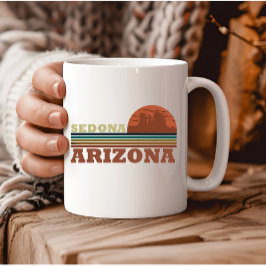 Caneca Arizona Sedona vintage sunset az retro