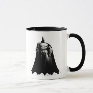 Caneca Arkham City   Batman Black and White Wide Pose