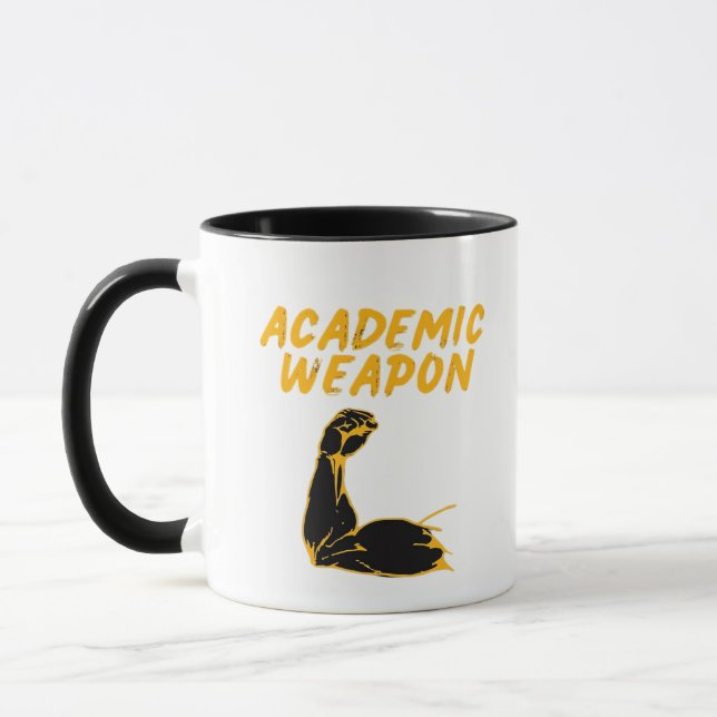 Caneca Arma Acadêmica - Clássico Inspiracional (Esquerda)