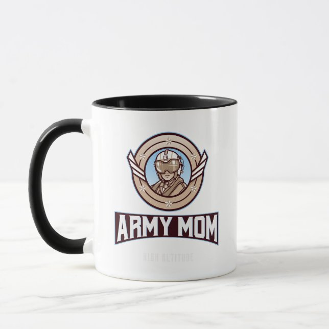 Caneca Armada Mãe Café Mug - Orgulho Militar de Altitude  (Esquerda)