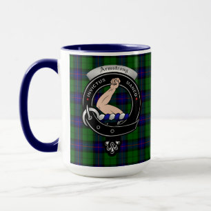 Caneca Armstrong Clan Crachá Combo 15oz Mug