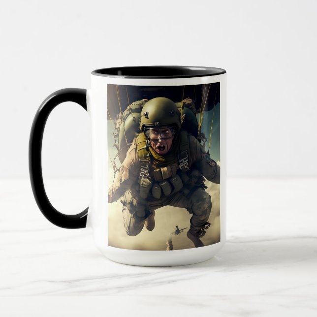 Caneca ARMY 82.o Paraquedista de bordo (Esquerda)