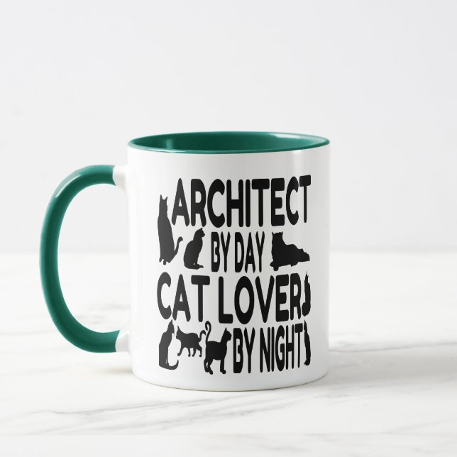 Caneca Arquiteto ama gatos (Esquerda)