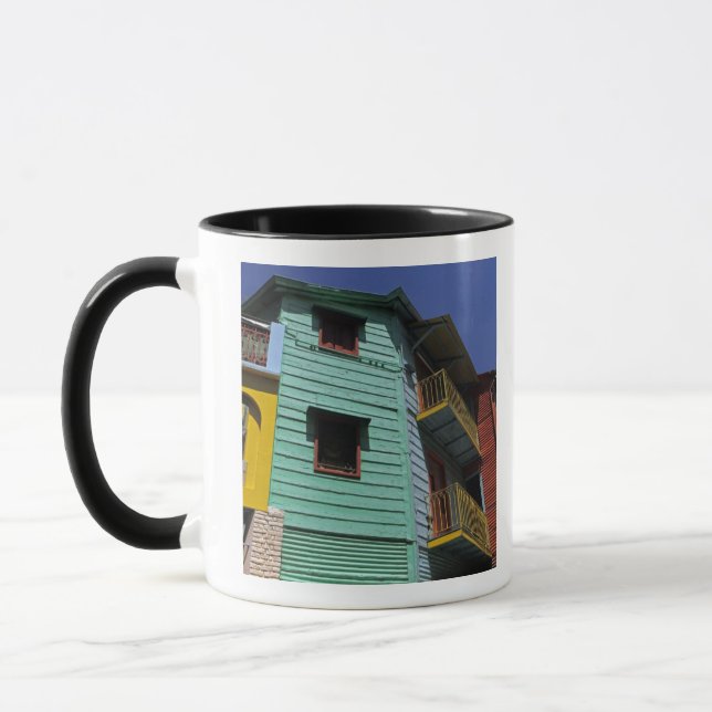 Caneca Arquitetura colorida do bairro La Boca (Esquerda)