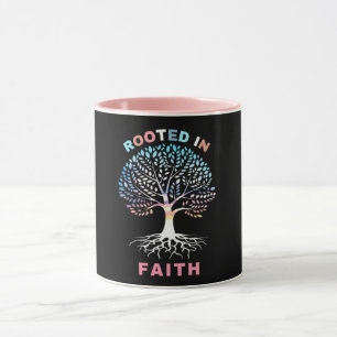 Caneca Arrastada em Faith Tree Combo Mug