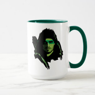 Caneca Arrow   Green Arrow Green Stylized Cutout