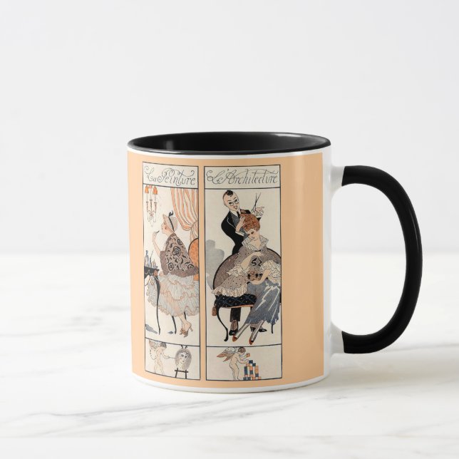 Caneca Art Deco Beauty (Direita)