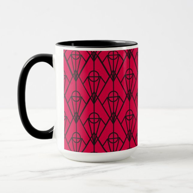 Caneca Art Deco Diamantes (Esquerda)