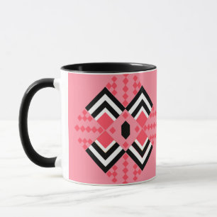 Caneca Art Deco Quilt Inspirado